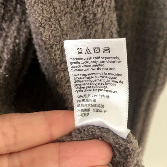 Barefoot Dreams Cozy Chic Lite Long Weekend Cardi in Brown - Size S - Picture 6 of 6